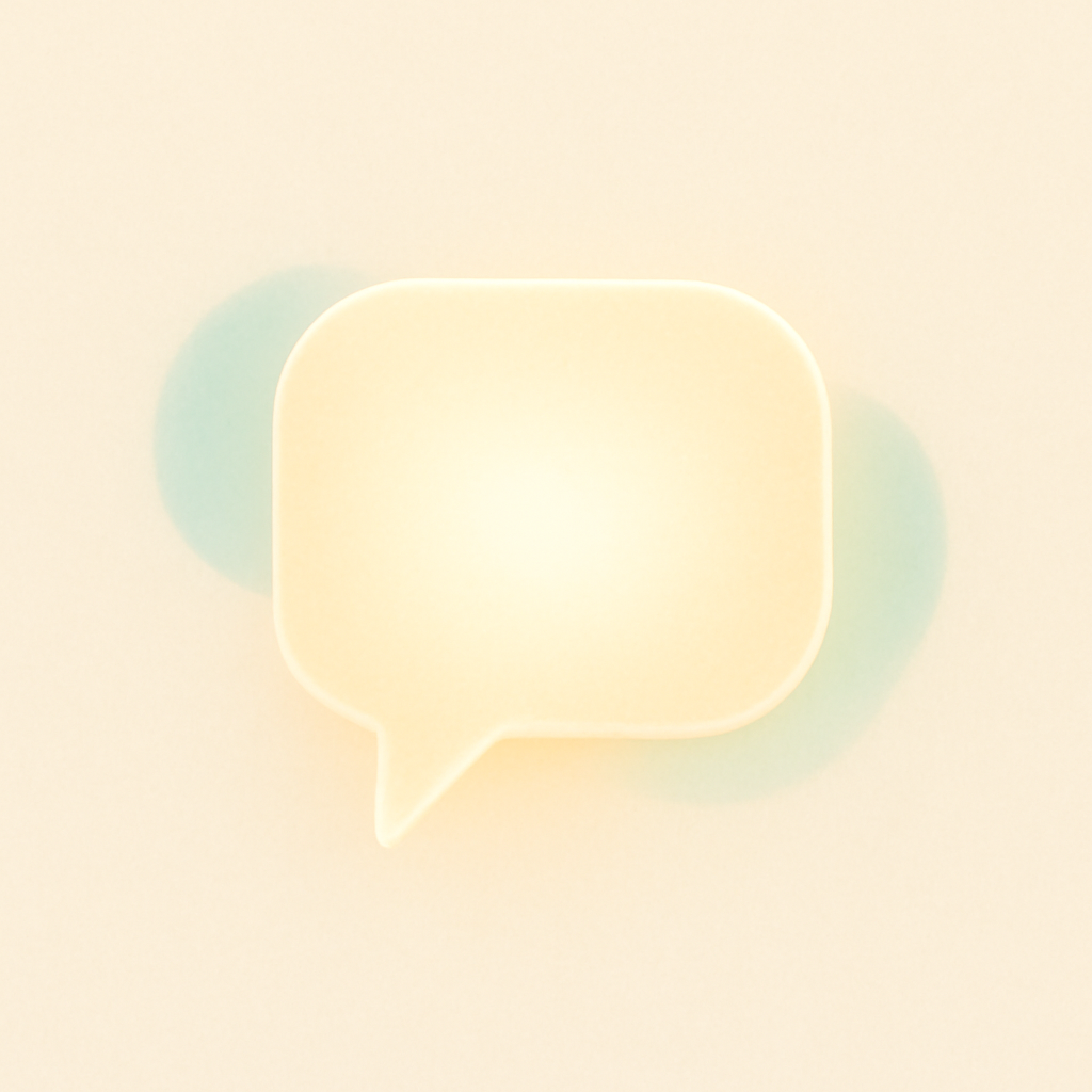 Gentle AI conversation support